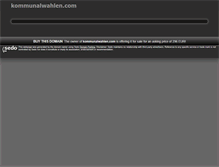 Tablet Screenshot of kommunalwahlen.com